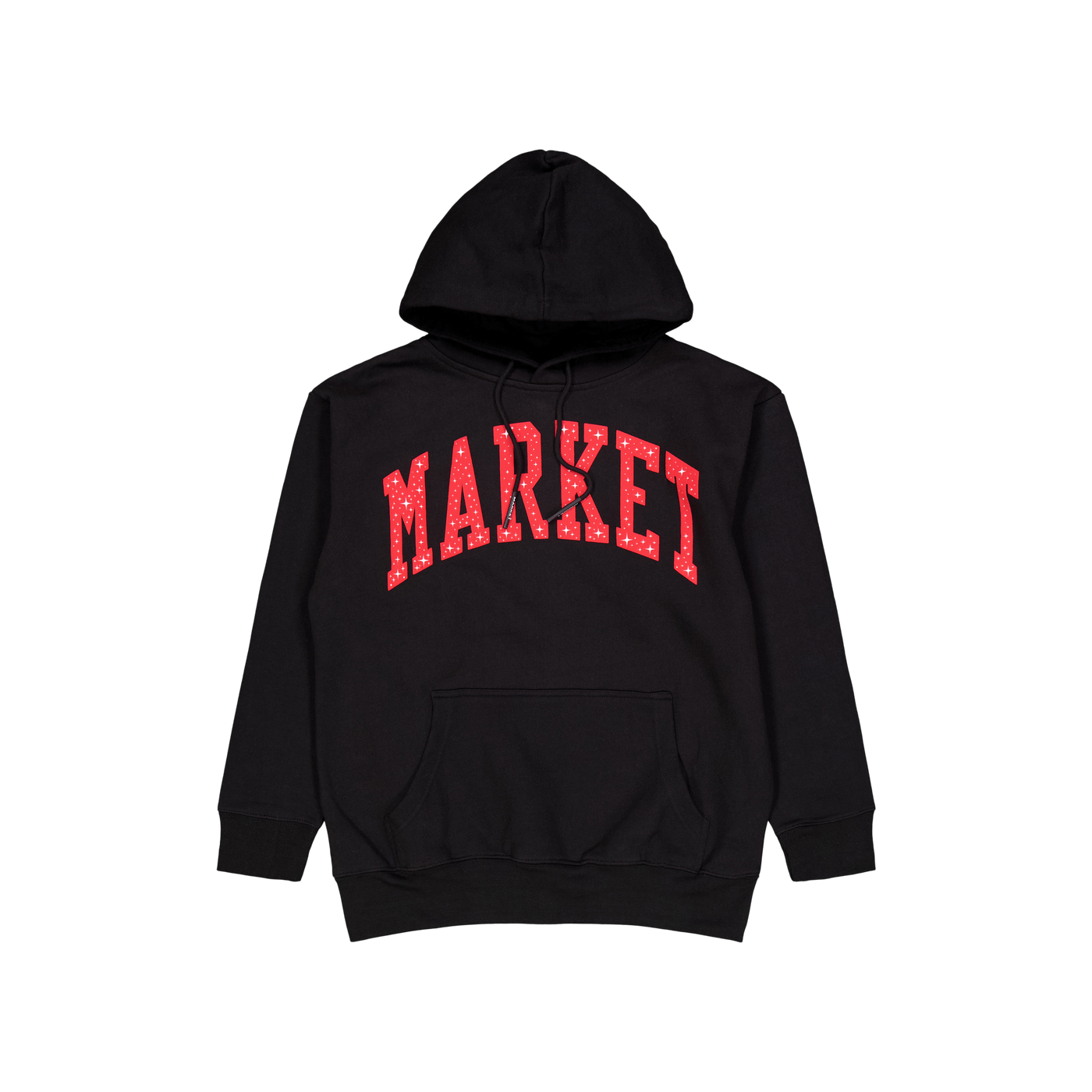 Market Arc Puff Hoodie Black