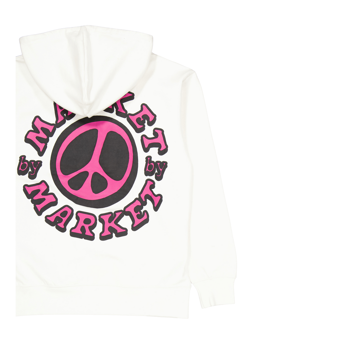 Cali Lock Peace Hoodie Cream