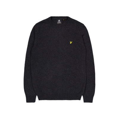 Crew Neck Lambswool Blend Jump 398  Marl