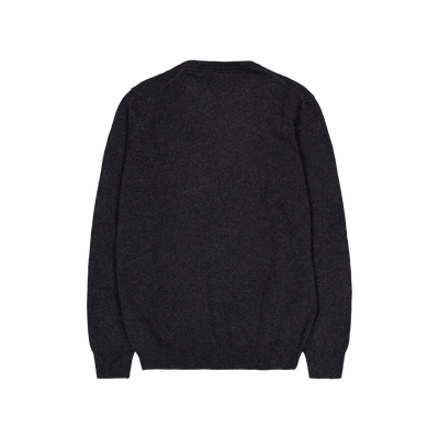 Crew Neck Lambswool Blend Jump 398  Marl