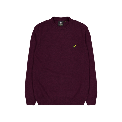 Lyle & Scott Crew Neck Lambswool Blend Jump Z638  Marl