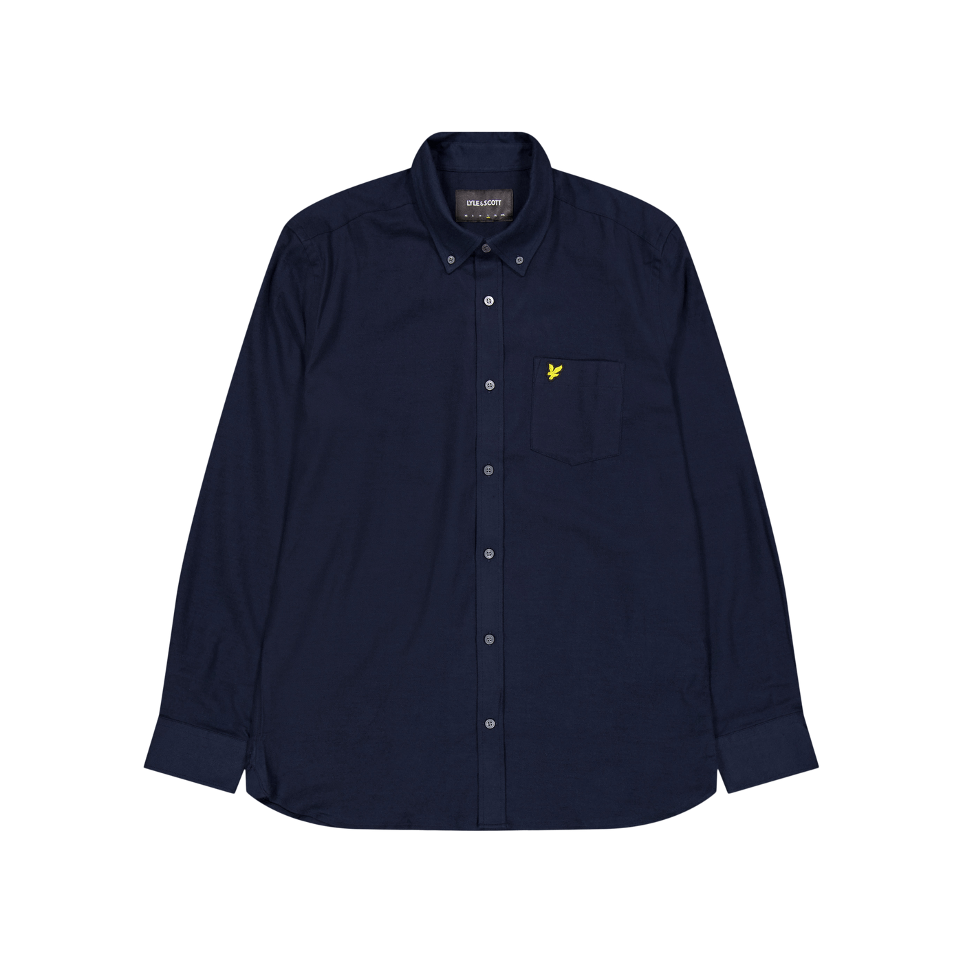 Plain Flannel Shirt Z271 Dark