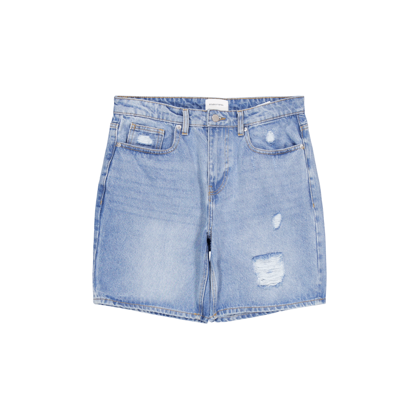 Studio Total Studio Total Icon Ripped Denim Shorts