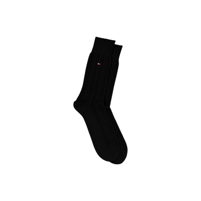 Th Men Sock 1p Cable Wool 002