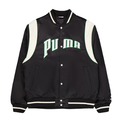 Puma Team Varsity Jacket Black