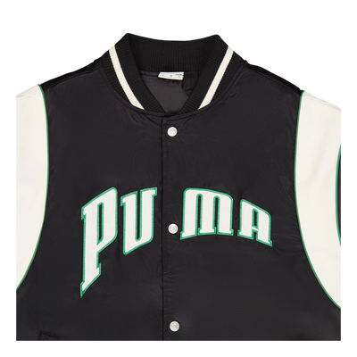 Puma Team Varsity Jacket Black