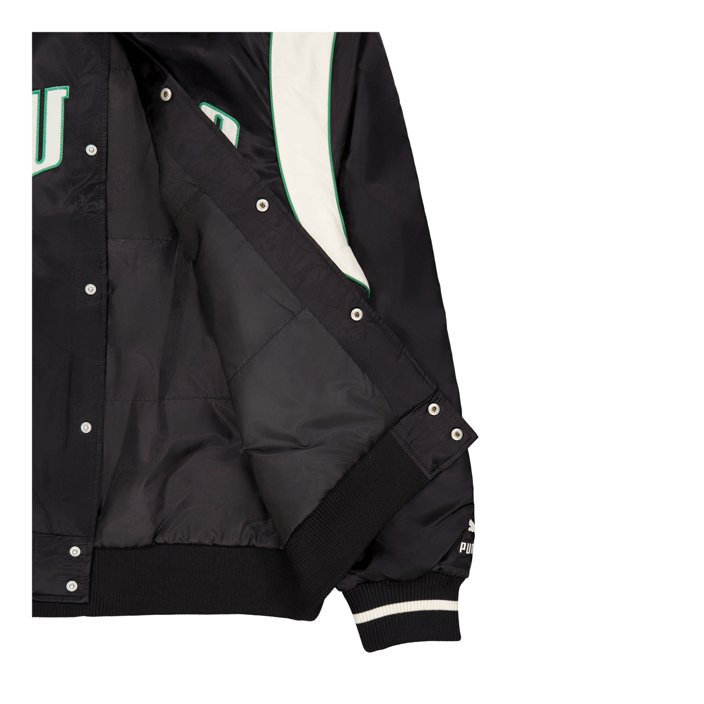 Puma Team Varsity Jacket Black