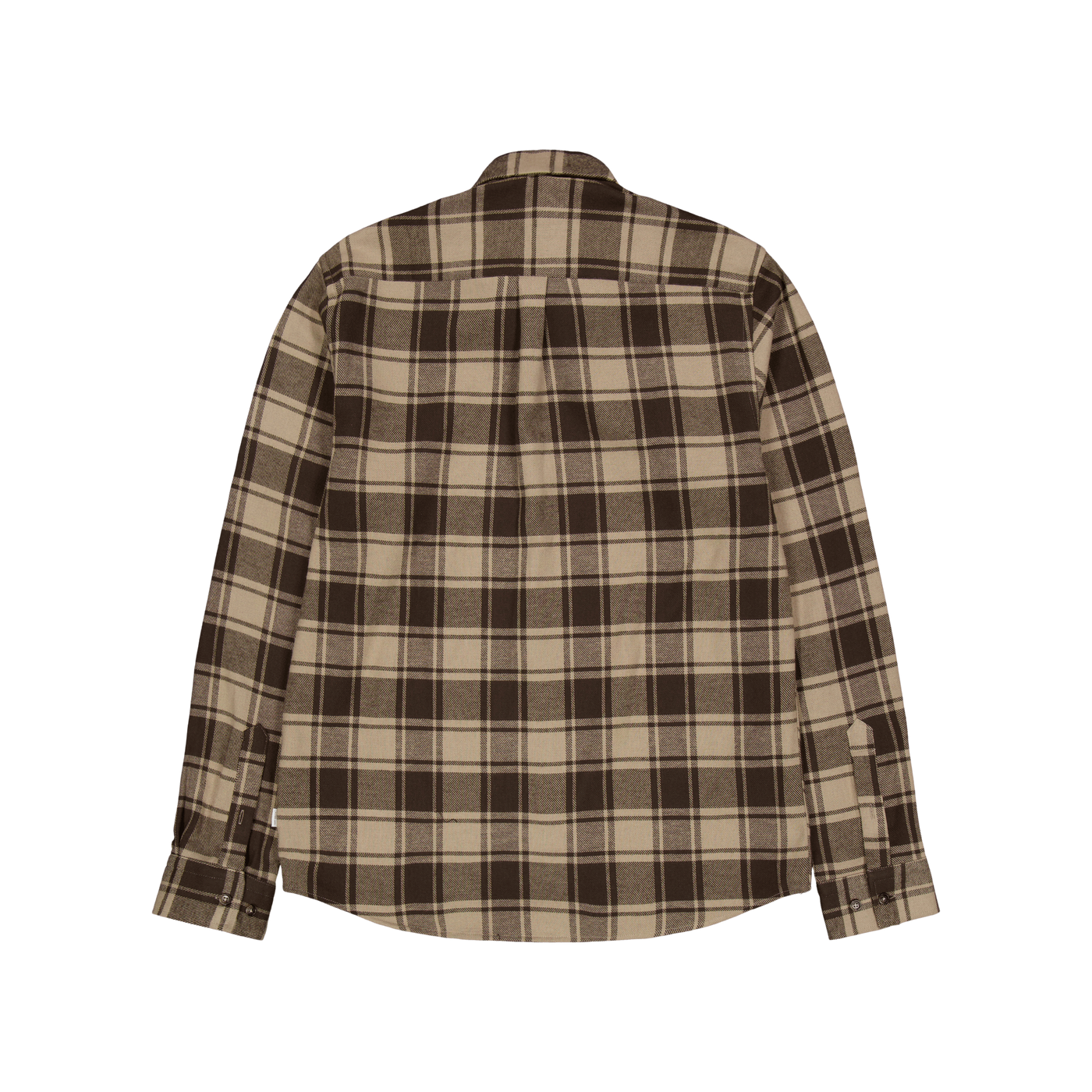 Les Deux Kristian Check Flannel Shirt Coffee