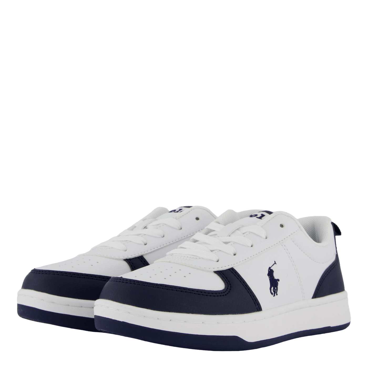 Polo Court Ii C-white Tumbled/navy