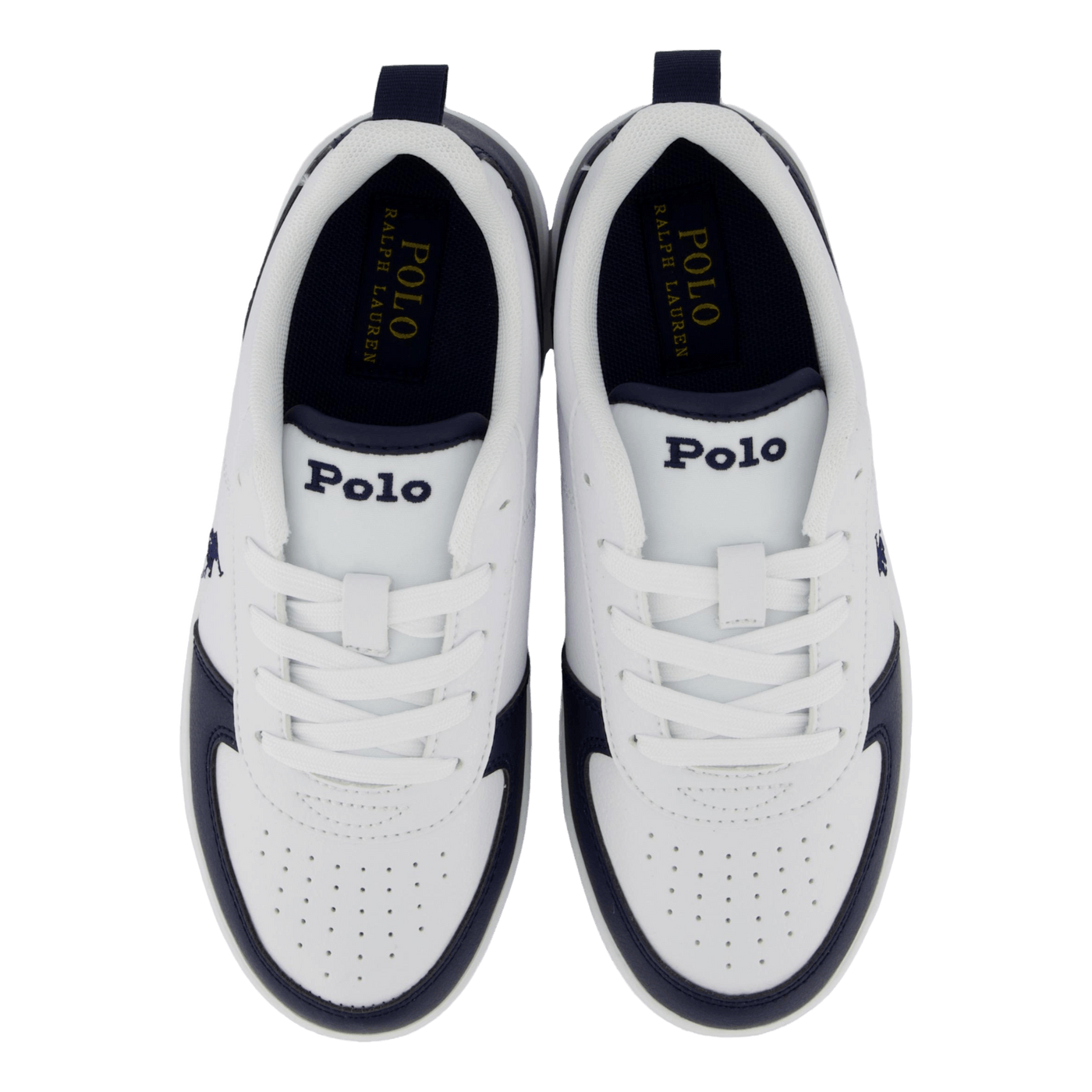 Polo Court Ii C-white Tumbled/navy