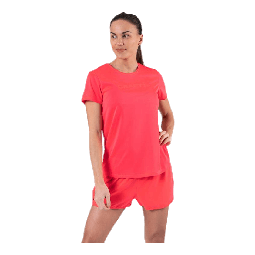 Core Essence SS Mesh Tee Pink