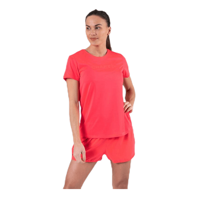 Core Essence SS Mesh Tee Pink