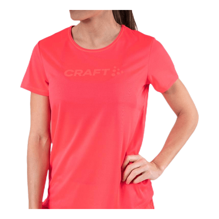 Core Essence SS Mesh Tee Pink