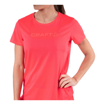 Core Essence SS Mesh Tee Pink