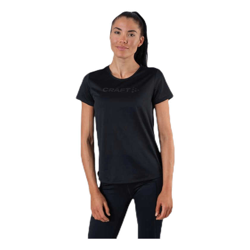 Core Essence SS Mesh Tee Black