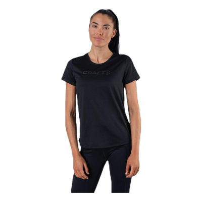 Core Essence SS Mesh Tee Black