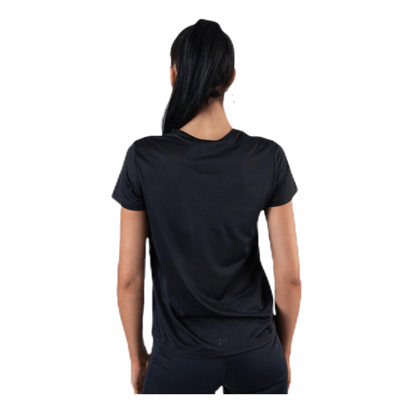 Core Essence SS Mesh Tee Black