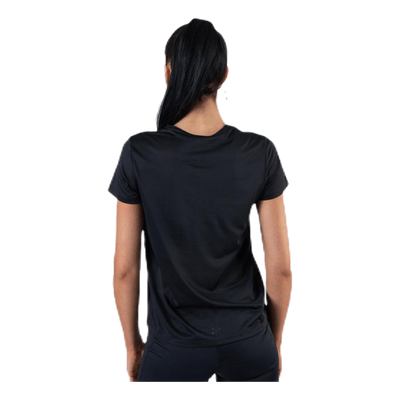 Core Essence SS Mesh Tee Black