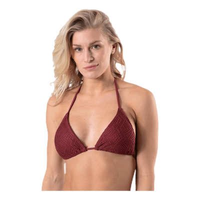 Kalani Crochet Triangle Red