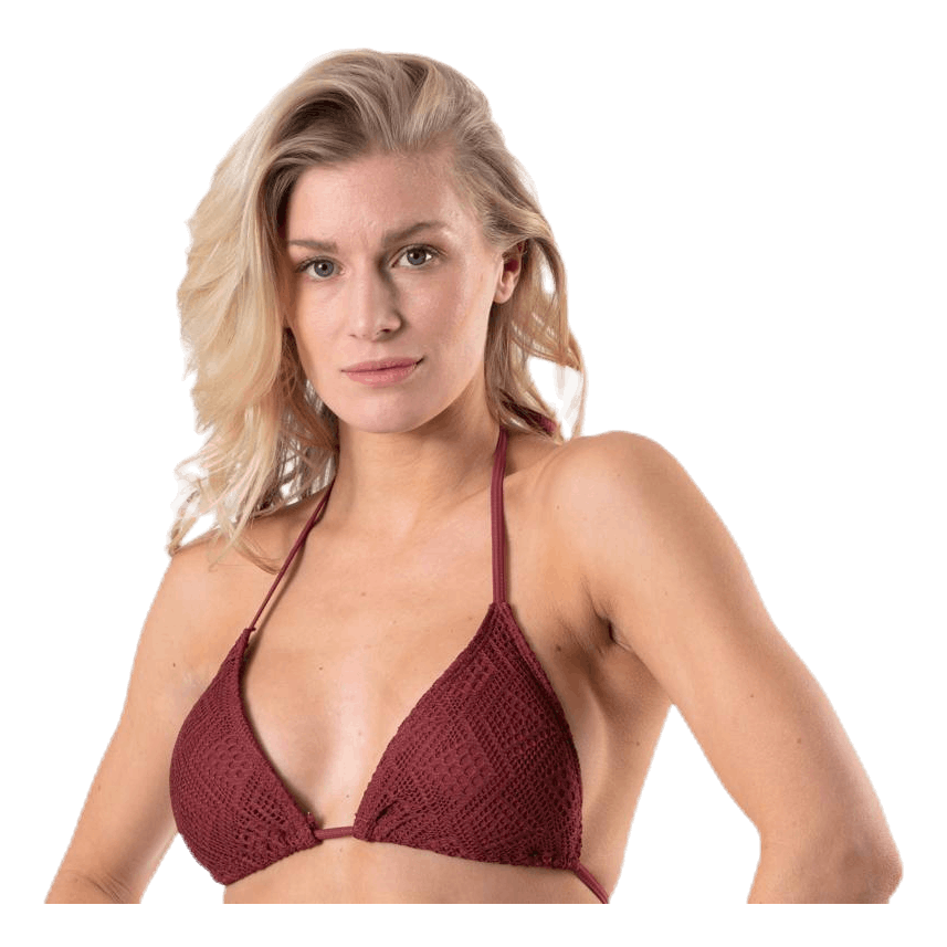 Kalani Crochet Triangle Red