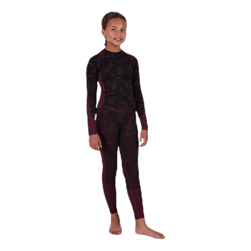 Junior Seamless 1st Layer Set Patterned/Red