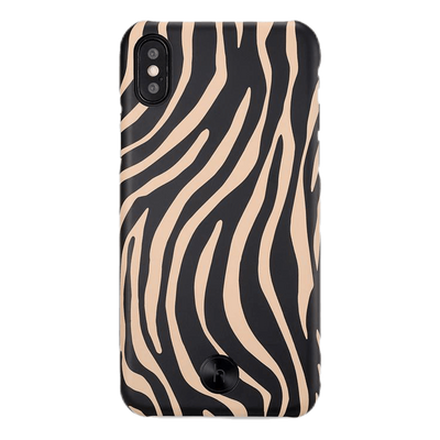 Paris Zebra iPhone X/XS Black/Beige