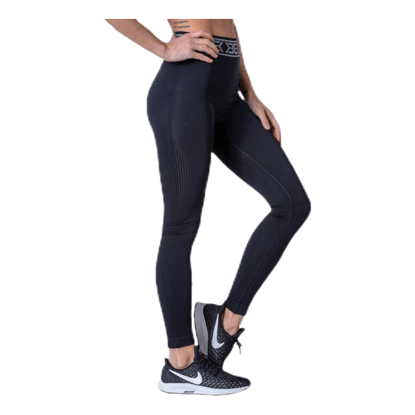 Rib Seamless Legging Black