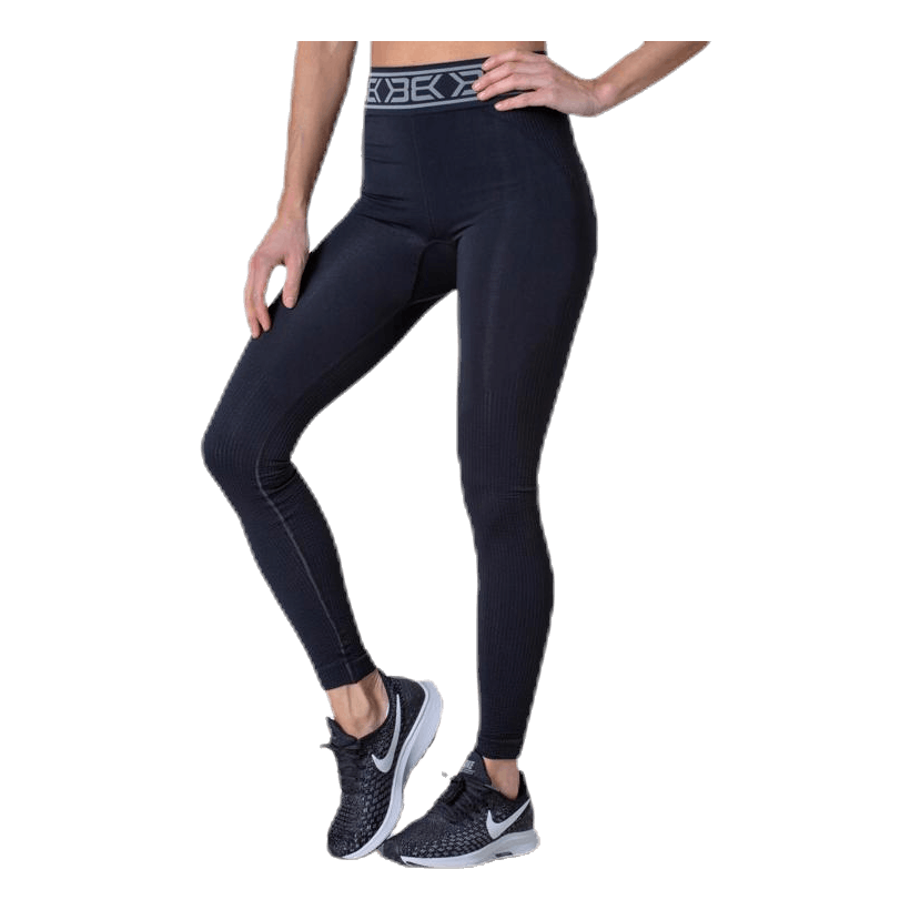 Rib Seamless Legging Black