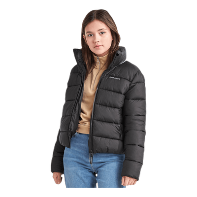 Rose Girls Puff Jacket Black