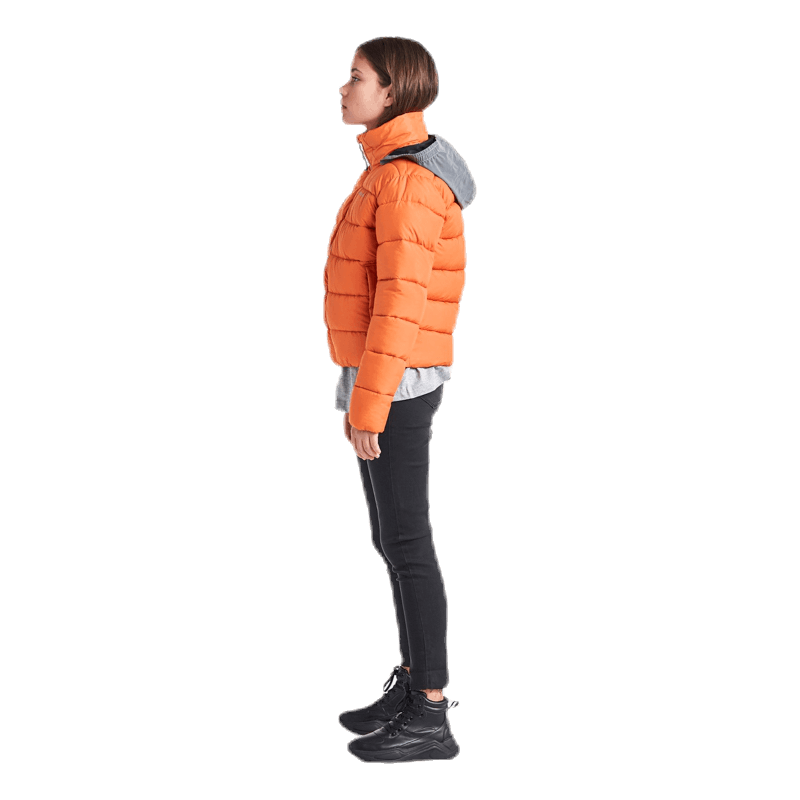 Rose Girls Puff Jacket Orange