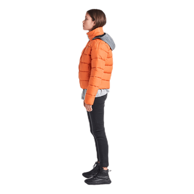 Rose Girls Puff Jacket Orange