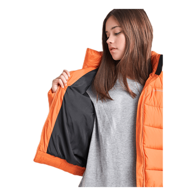 Rose Girls Puff Jacket Orange