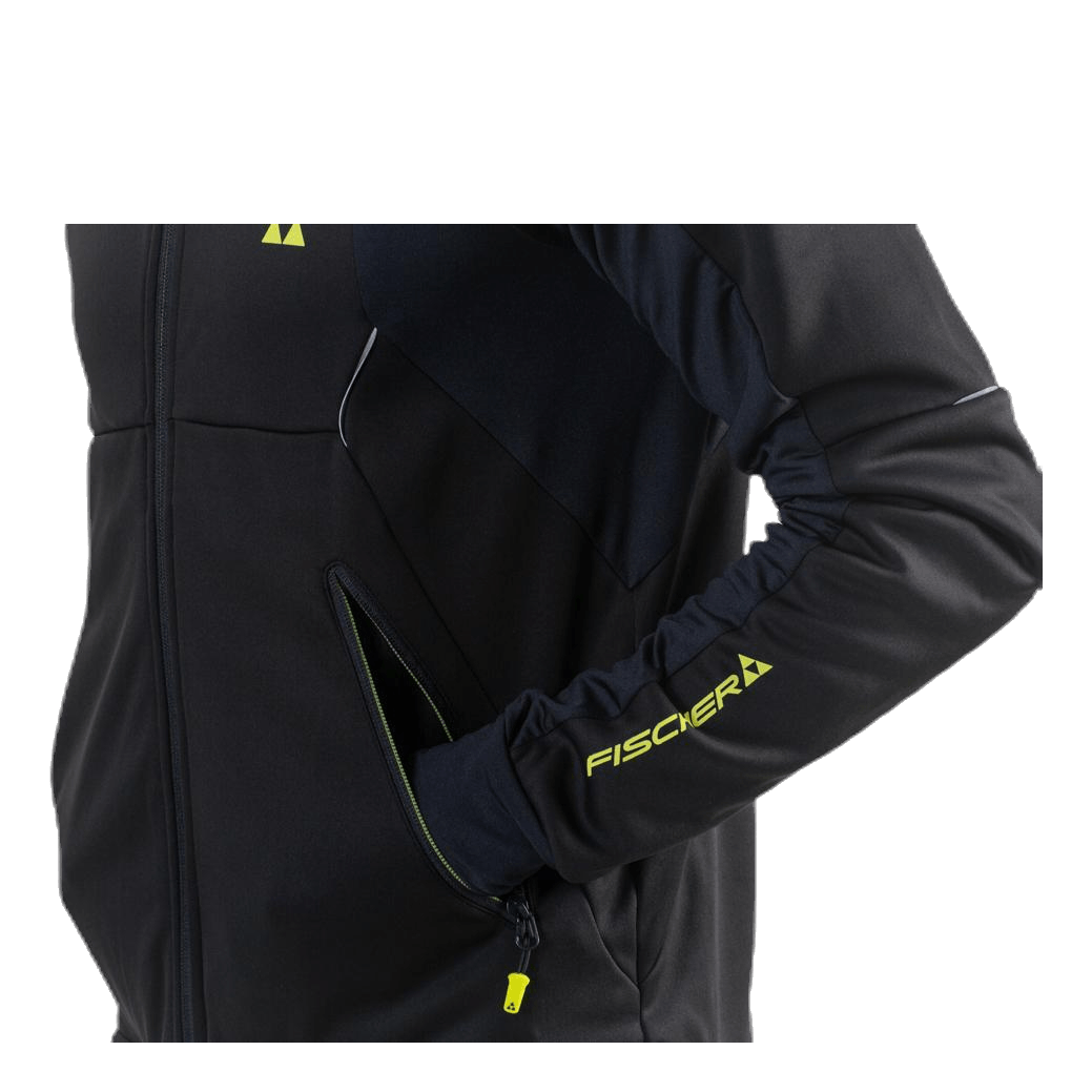 Bruksvallarna Pro Softshell Jacket Black/Yellow