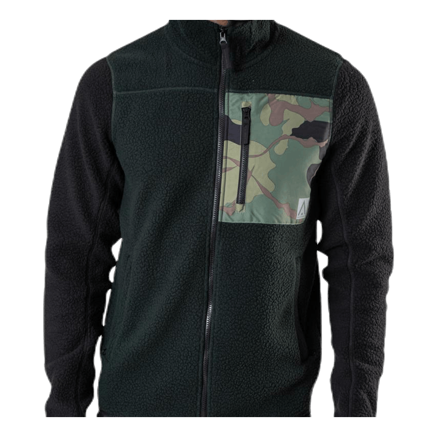 Retro Pile Jacket Green