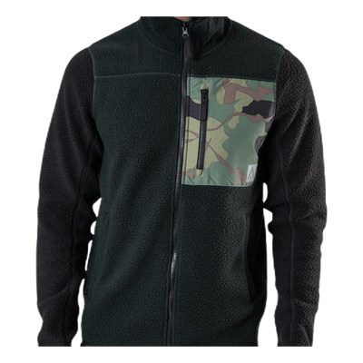 Retro Pile Jacket Green