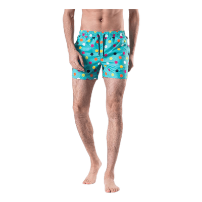 Big Dot Swim Shorts Green