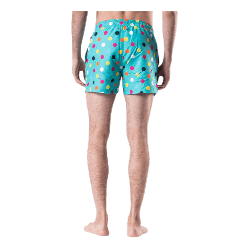 Big Dot Swim Shorts Green