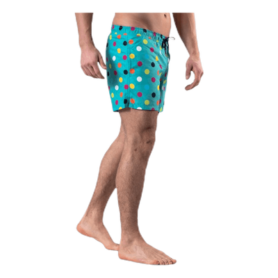 Big Dot Swim Shorts Green