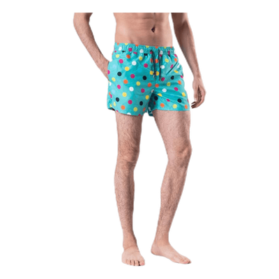 Big Dot Swim Shorts Green