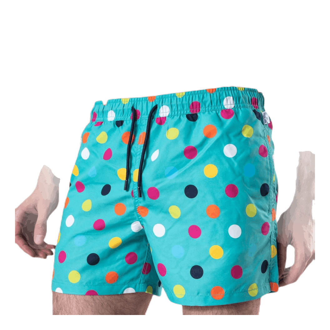 Big Dot Swim Shorts Green