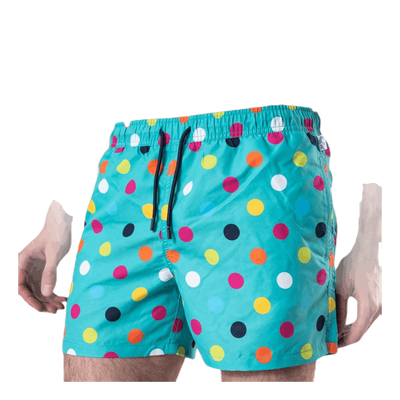 Big Dot Swim Shorts Green