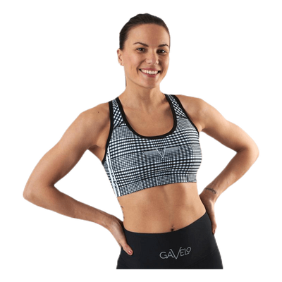 GLNCHCK 1 Sports Bra White/Black