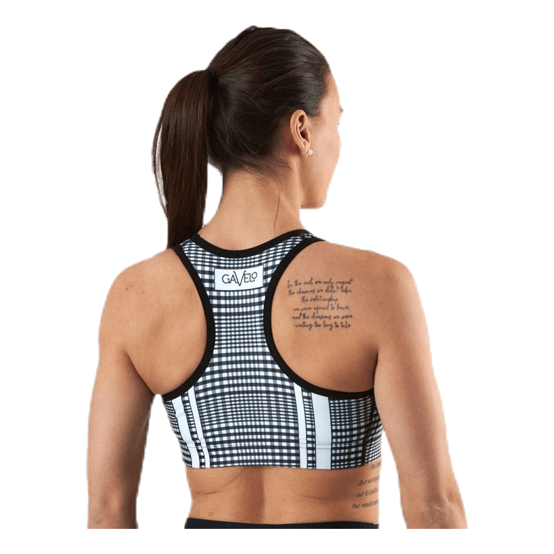 GLNCHCK 1 Sports Bra White/Black