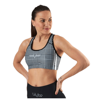 GLNCHCK 1 Sports Bra White/Black