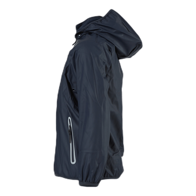 Aktiv Fleece-Lined Rain Jacket Blue