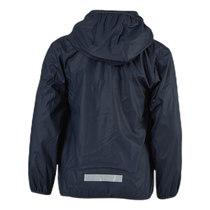 Aktiv Fleece-Lined Rain Jacket Blue