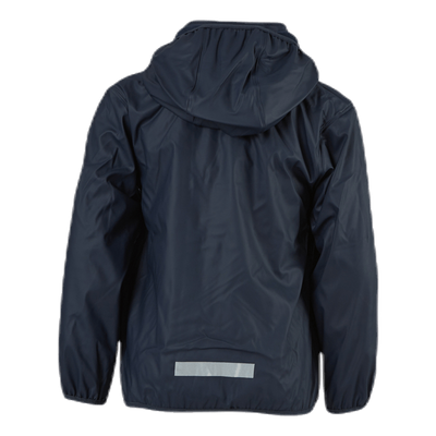 Aktiv Fleece-Lined Rain Jacket Blue