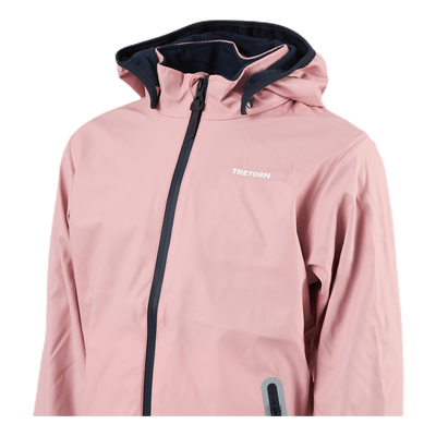 Aktiv Fleece-Lined Rain Jacket Pink