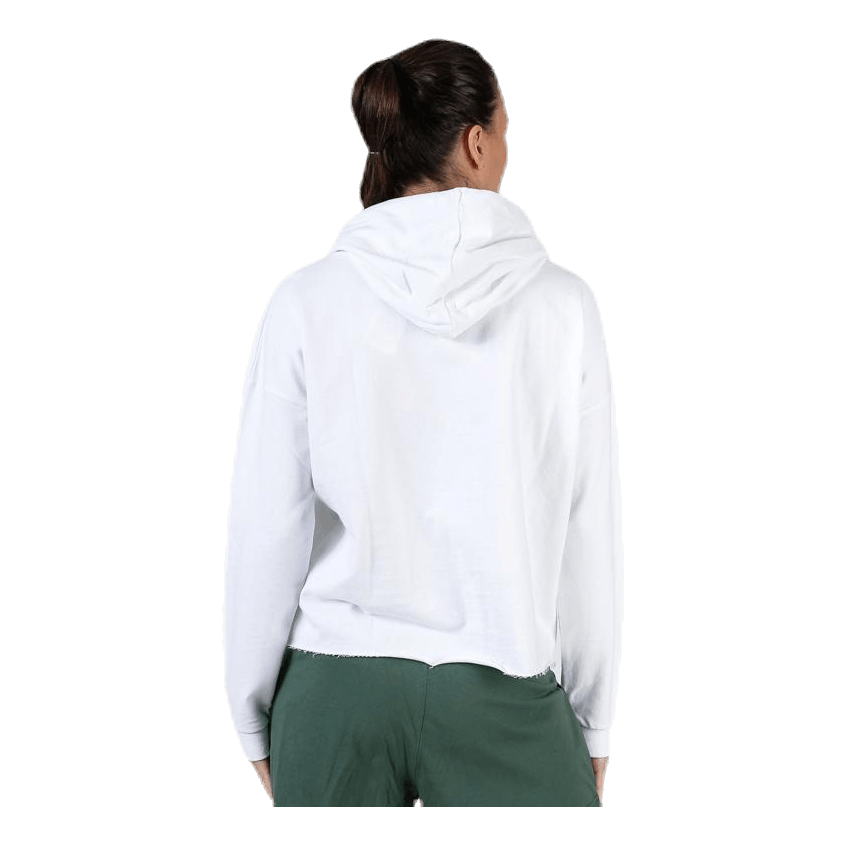 Sweat Hood, Logo Biba White