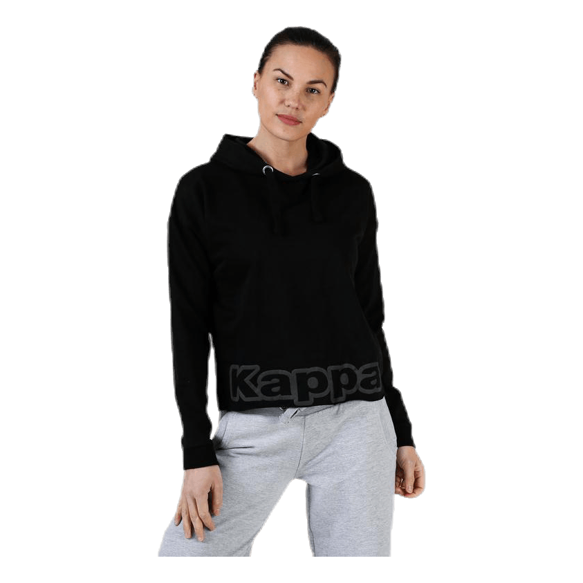 Sweat Hood, Logo Biba Black